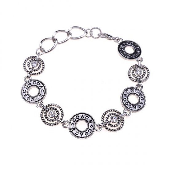 Coach Open Circles Silver Bracelets ALG